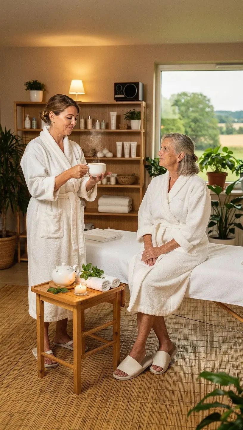 Kardio sveikatos šalininkai, besimėgaujantys šventuoju baziliku.